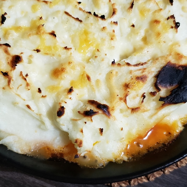 残ったミートソースでマッシュポテトグラタン レシピ 作り方 By ゆみなっつ 楽天レシピ